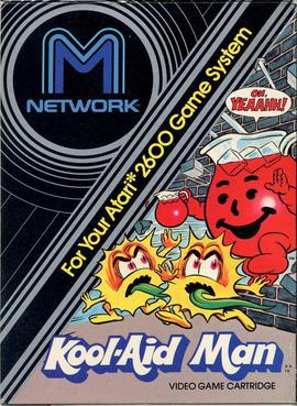 Kool-Aid Man Atari 2600 game box art. Oh Yeah!
